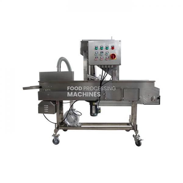 Automatic Chicken Fish Potato Breading Crumb Applicator Machine