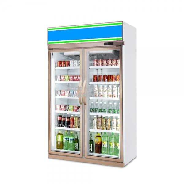 Beverage Display Cooler with LED