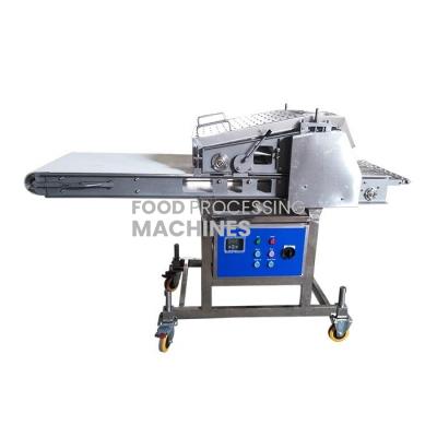 Commercial Fresh Beef Chicken Breast Meat Schnitzel Flattening Flattener Machine