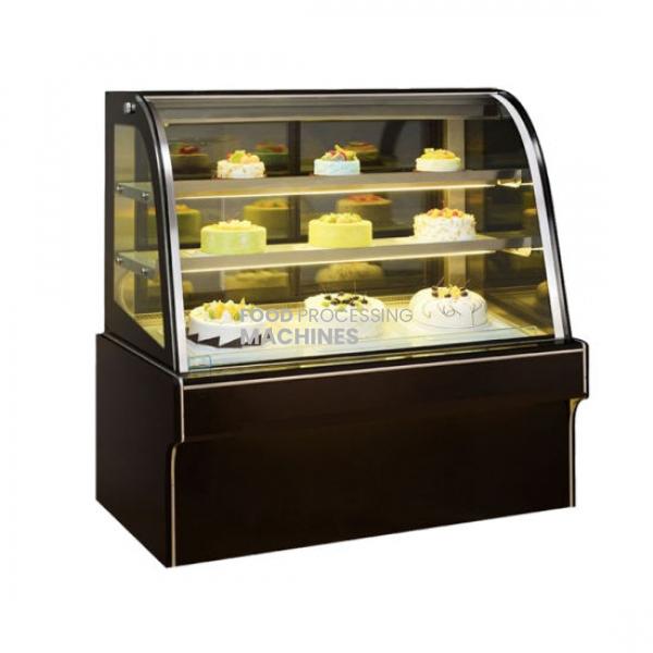 Curve Glass Cake and Bakery Display Fridge Showcase