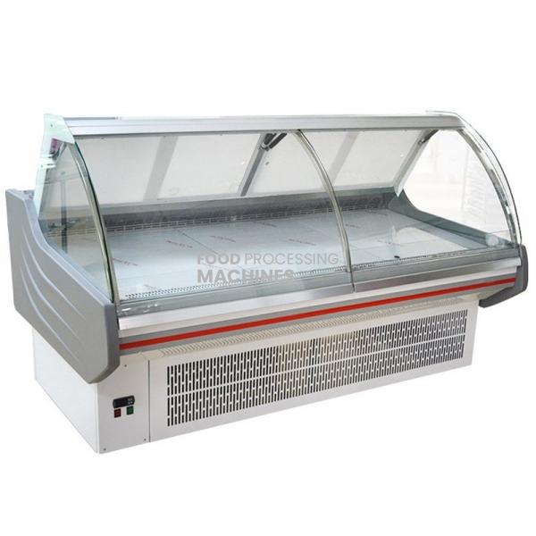 Fresh Meat Fish Display Fridge Cooler Serve Over Counter