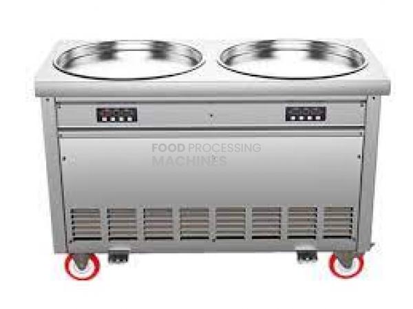 Fried Ice Machines Double Pan