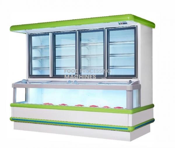 Island Showcase Freezer Combined Island Display Freezer Chiller