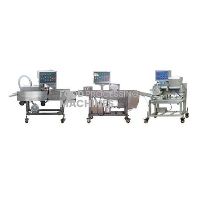 Small Capacity Potato Burger Patty Processing Line