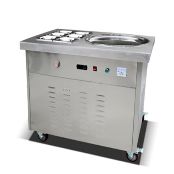 Stainless Steel Ice Cream Fryer and Fried Yogurt Machine