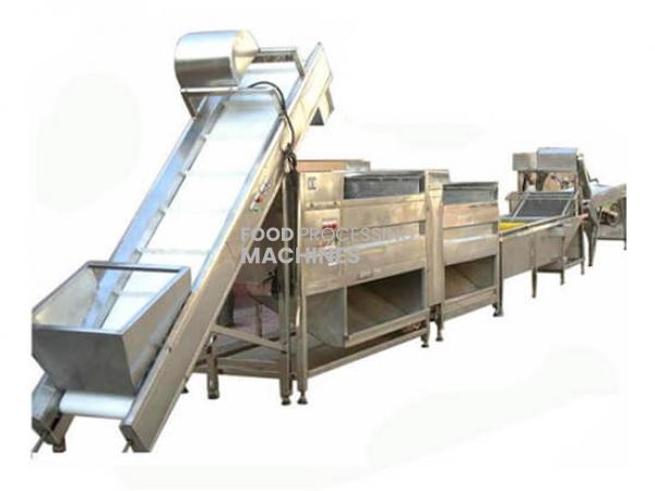 Vegetable Washing Peeling Processing Line